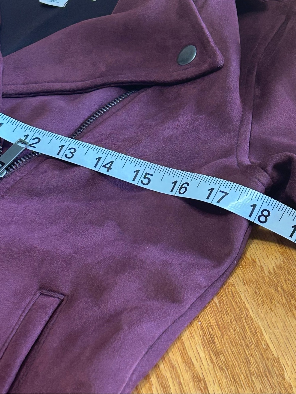 Old Navy Women's Burgundy Moto Jacket - Picture 9 of 10